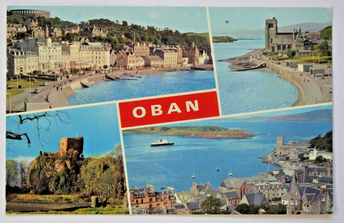 Postcard oban argyll scotland - oban,