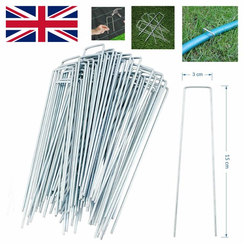 Weed fabric galvanised staples - fabric,