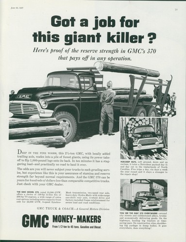 1957 gmc truck 370 money - 1957,