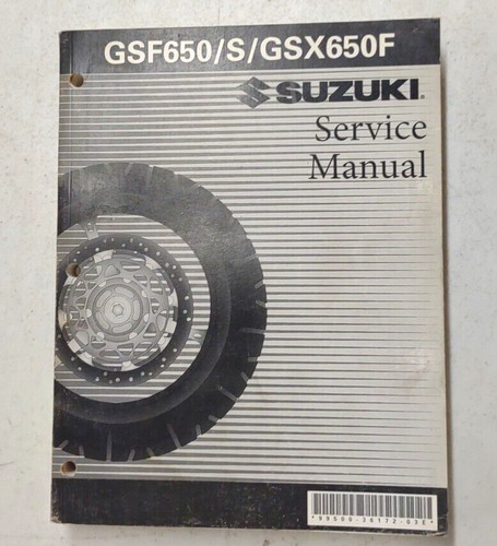 Suzuki gsf650 gsx650f - suzuki, gsf650/s/gsx650f