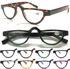 Retro Half Rim Reading Glasses