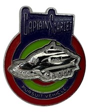 Vintage Barrets 1960's Gerry Anderson Captain Scarlet Spectrum Pursuit Badge SPV