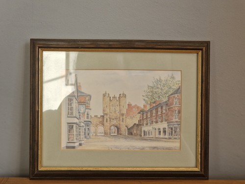 Alan stuttle framed print - framed,