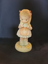 Enesco Memories of Yesterday Lucie Attwell He Loves Me... 9" Figurine