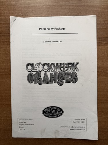 Clockwork oranges fruit - clockwork,