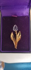 Genuine Swarovski Brooch Crystal Memories Crystal Tulip Flower Swan Stamp