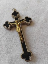 Antique Religious Relics reliquary Cross / Catholic / Saints Relics Inside RARE