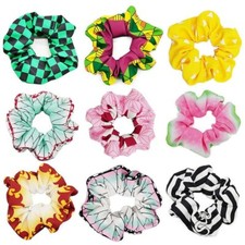 Demon Slayer Cosplay Hair Scrunchies Gift/Accessory **UK  SELLER/FAST POSTAGE**