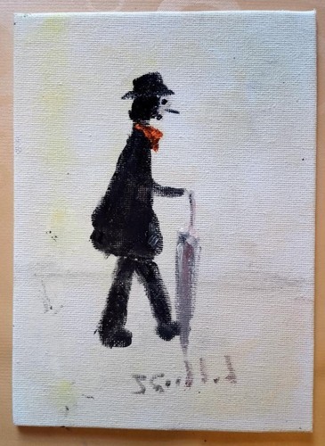 Impressionist oil - 7", 5"