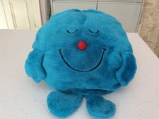 Vintage Mr Men MR PERFECT Plush PJ Case Soft Toy Blue Hot Water Bottle Cover 200
