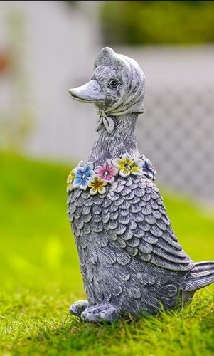 Solar powered duck garden - powered,