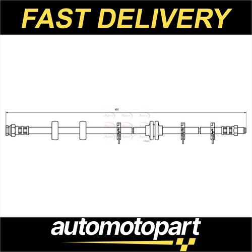 Apec brake hose front hos3101 - apec,