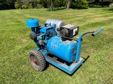 Vintage Villiers petrol 3KVA generator stationary engine