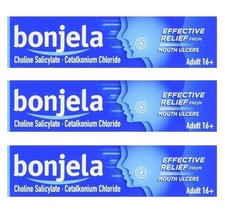 3x Bonjela 15g Mouth Ulcer