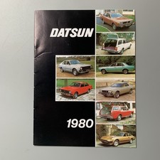 Datsun Range 1979-1980 UK Sales Brochure Cherry Sunny Bluebird Laurel Skyline