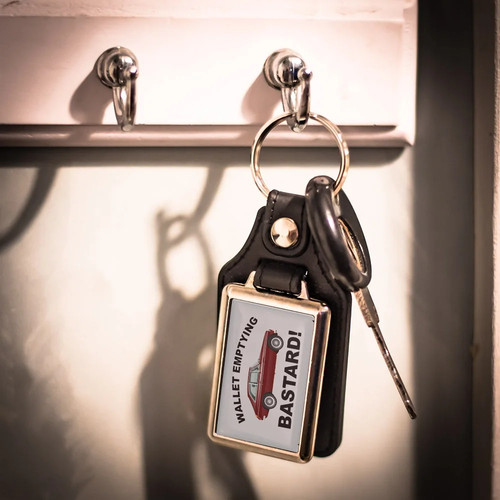 Retro leather look - look, key