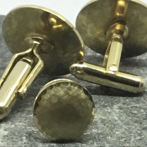 Vtg cufflinks tie tack - vtg,