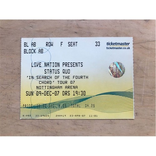 Status quo nottingham arena - status,