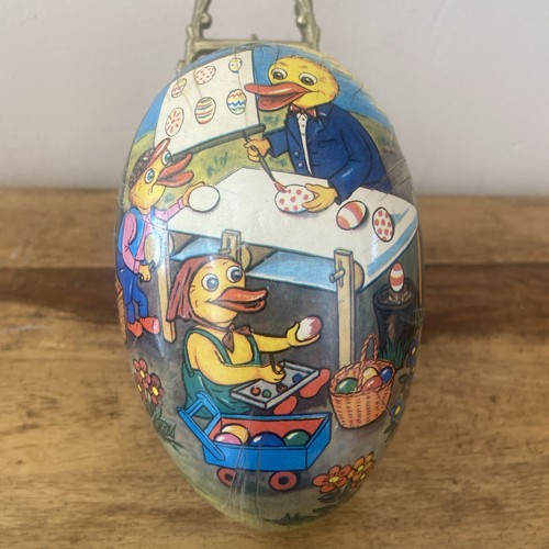 Vintage paper mache easter - paper,
