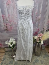 Party Time White Beaded Sequin