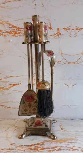 Vintage brass and floral - vintage,
