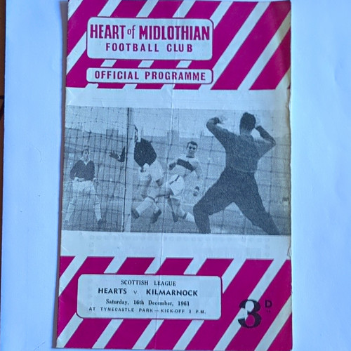 1961 heart midlothian - midlothian, v