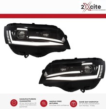 VW T6.1 Transporter 2019-2024 Black DRL Headlights Sequential Dynamic Indicators