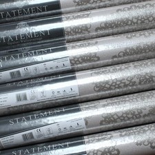 3 Rolls Taupe Silver Oriental