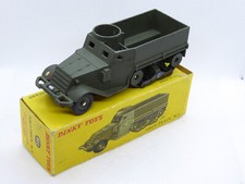 Vintage French Dinky Toys 822 White M3 Army Half-Track Boxed