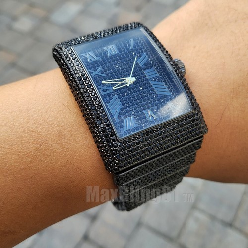 Men full iced band - full, luxury