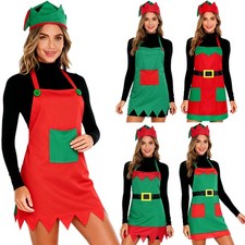 UK Women Elf Costume Chef