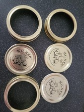 Kilner jar lids & discs x 4