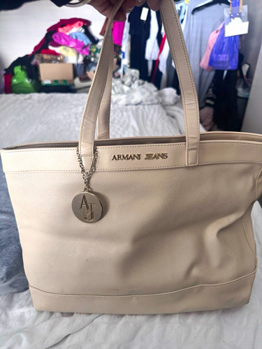 Armani jeans beige faux - armani,