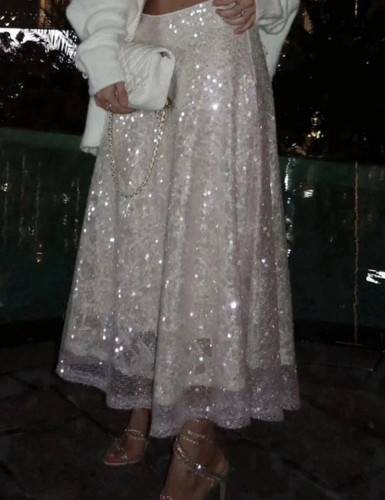 Zara viral sequin midi - zara,