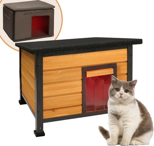 Wooden cat house for - , indoor