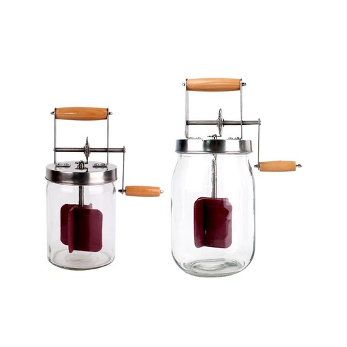 Hand crank butter churner - crank,