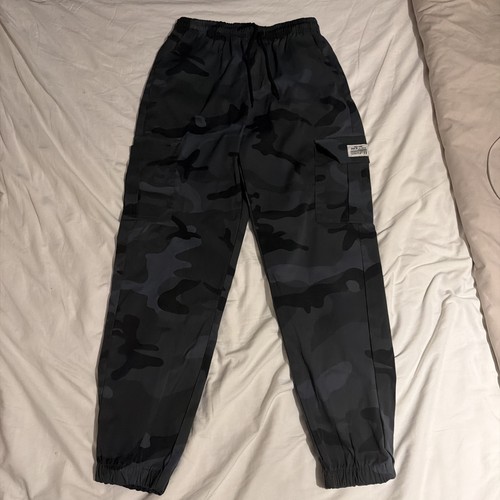 Men black gray camouflage - men's, xs