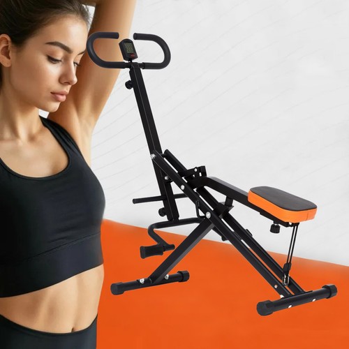 Squat and rowing - and, machine