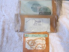 BSA SUNBEAM / TRIUMPH TIGRESS scooter - 3 incomplete gasket sets NOS
