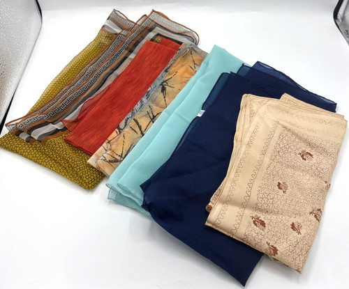 Lot six vtg scarves italy - lot, 6