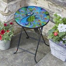 Outdoor Bistro Table Glass Top