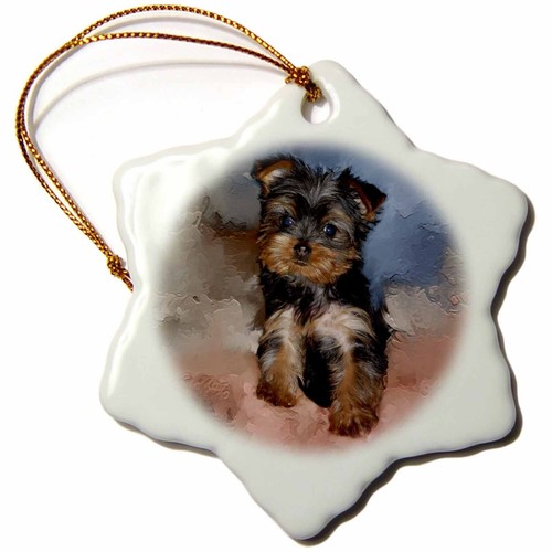 3drose toy yorkie puppy inch - 3drose, 3