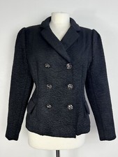 Mulberry black wool alpaca