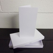 DL White Greeting Card Box /