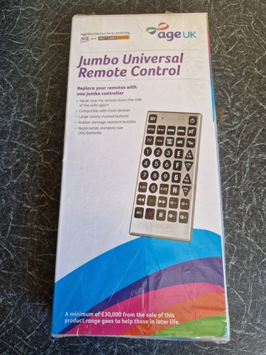 Jumbo universal remote - remote, control