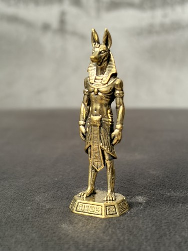 Solid brass egyptian god - brass,