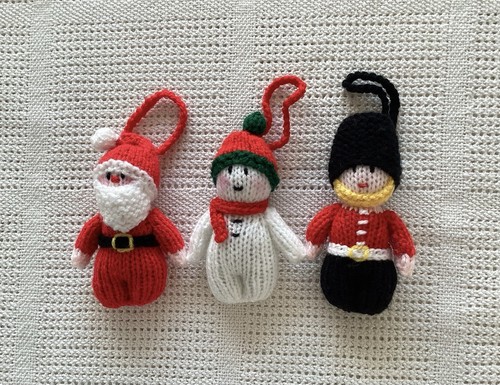 Hand knitted christmas - hand,