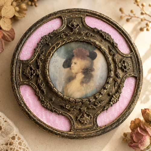 Antique french gilt metal - french,