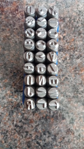 Metal stamps - a,