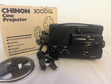 TESTED/VIDEO/SERVICED - Chinon 3000GL  8mm Projector / Regular8+Super8 / Japan